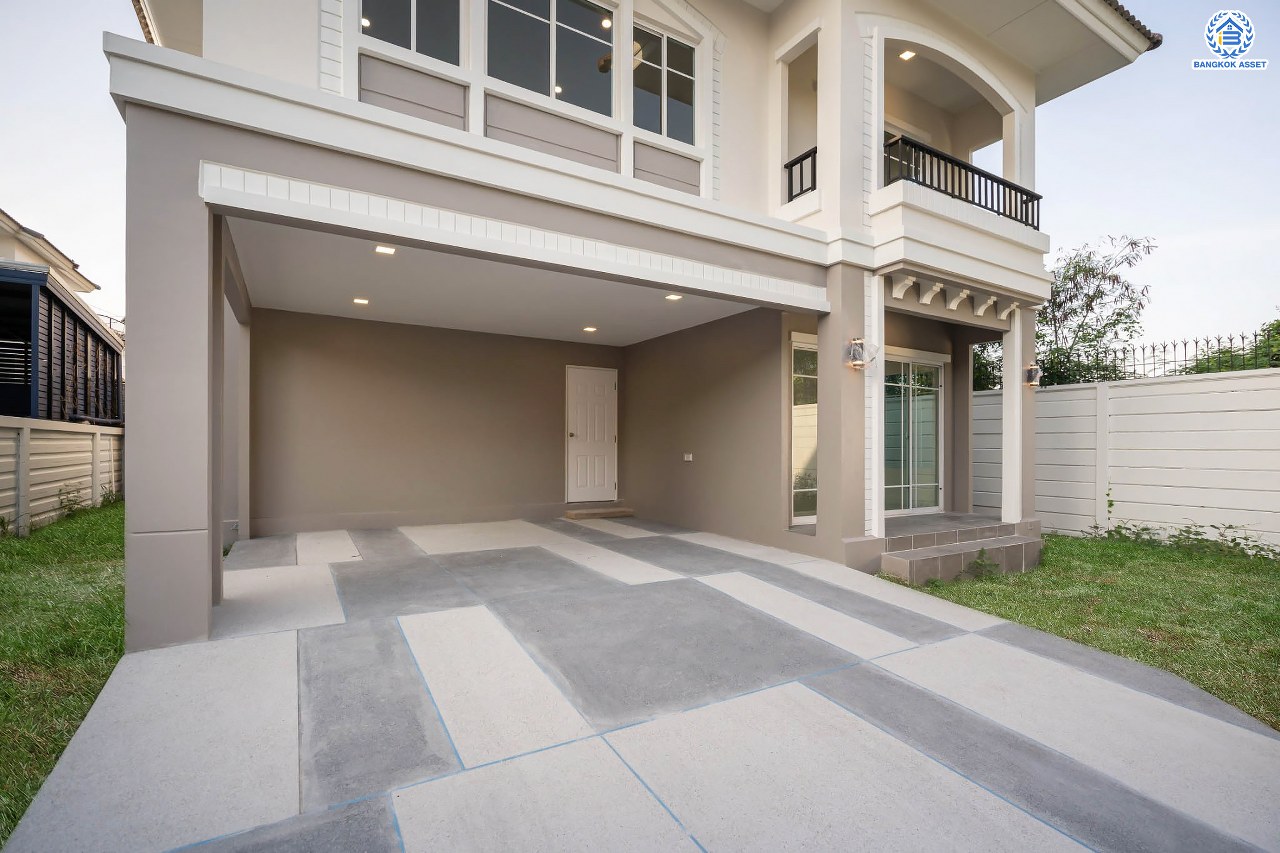 บ้านมือสองตกแต่งใหม่ โครงการ ภัสสร19 วัชรพล-วงแหวน บ้านเดี่ยวหลังมุม เนื้อที่ 58.4 ตร.ว. ฟังก์ชัน 3 ห้องนอน 2 ห้องน้ำ จอดรถได้ 2 คัน บนทำเลเดินทางสะดวก ติดถนนจตุโชติ เชื่อมต่อหลายเส้นทาง ใกล้ทางด่วน "จตุโชติ" และห้างสรรพสินค้าแฟชั่นไอส์แลนด์